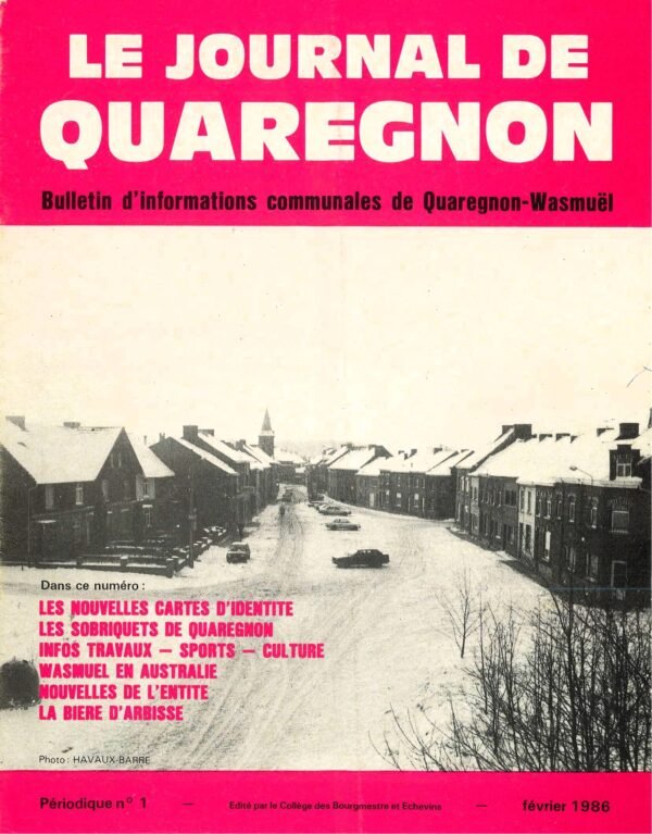 Couverture du Journal de Quaregnon – Image 3