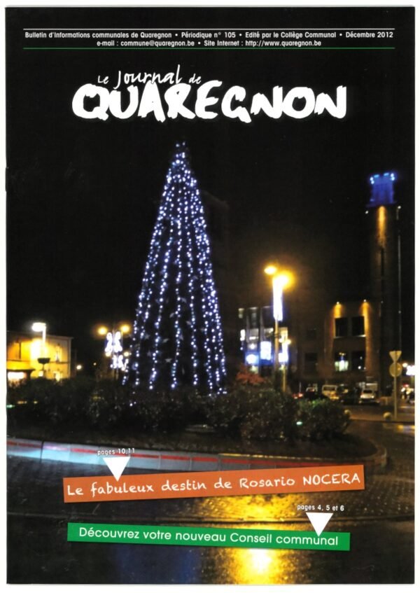 Couverture du Journal de Quaregnon – Image 106