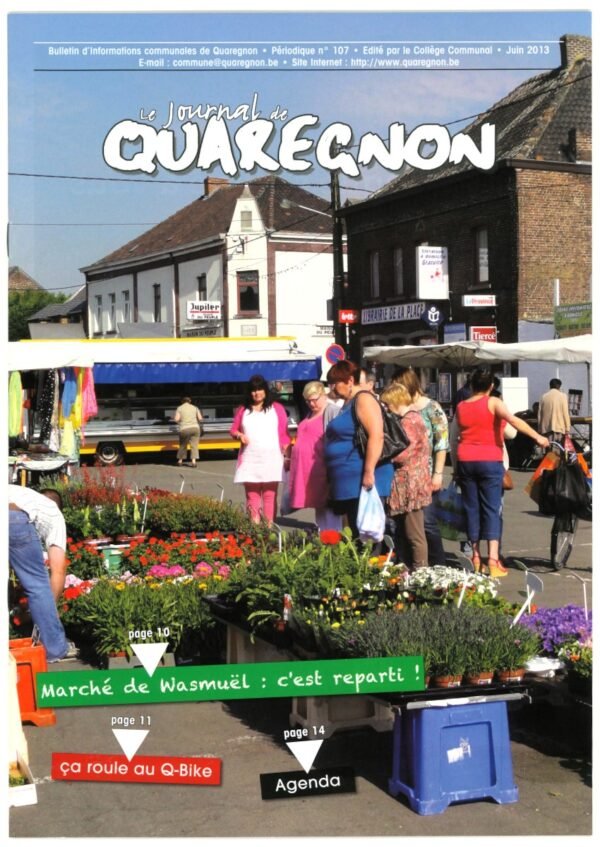 Couverture du Journal de Quaregnon – Image 108