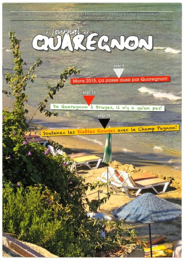 Couverture du Journal de Quaregnon – Image 112