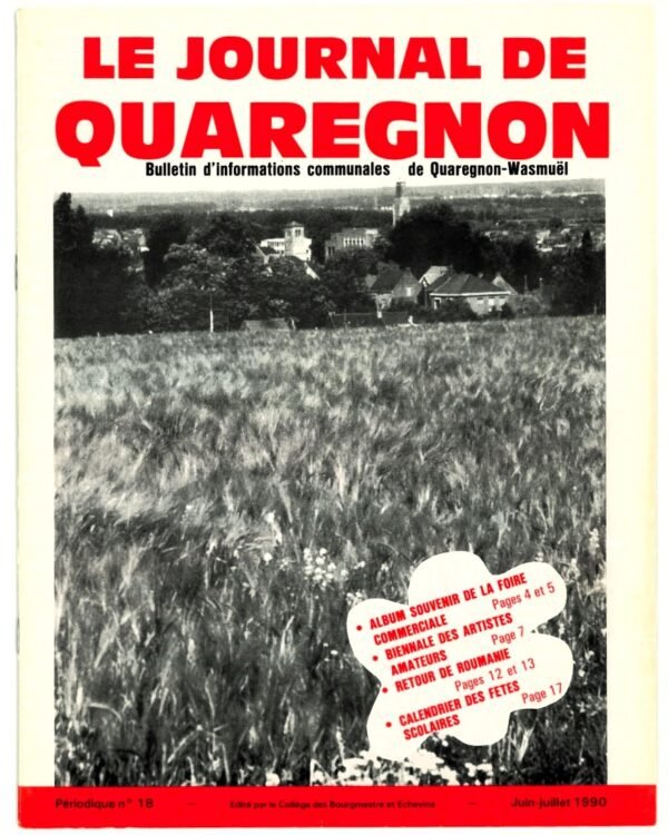 Couverture du Journal de Quaregnon – Image 19