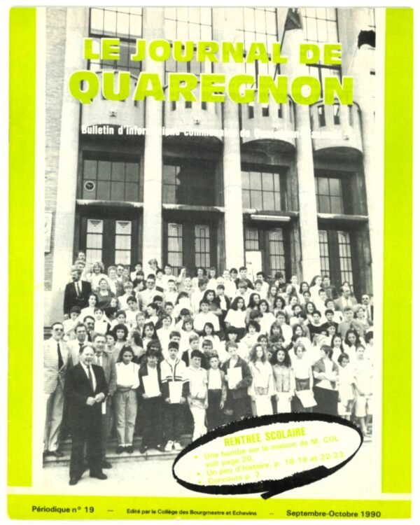 Couverture du Journal de Quaregnon – Image 20