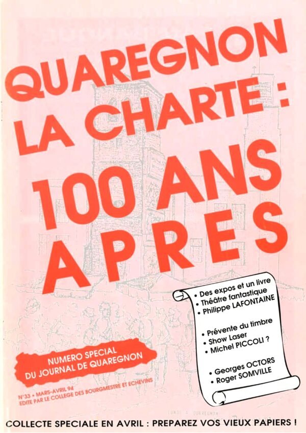 Couverture du Journal de Quaregnon – Image 34