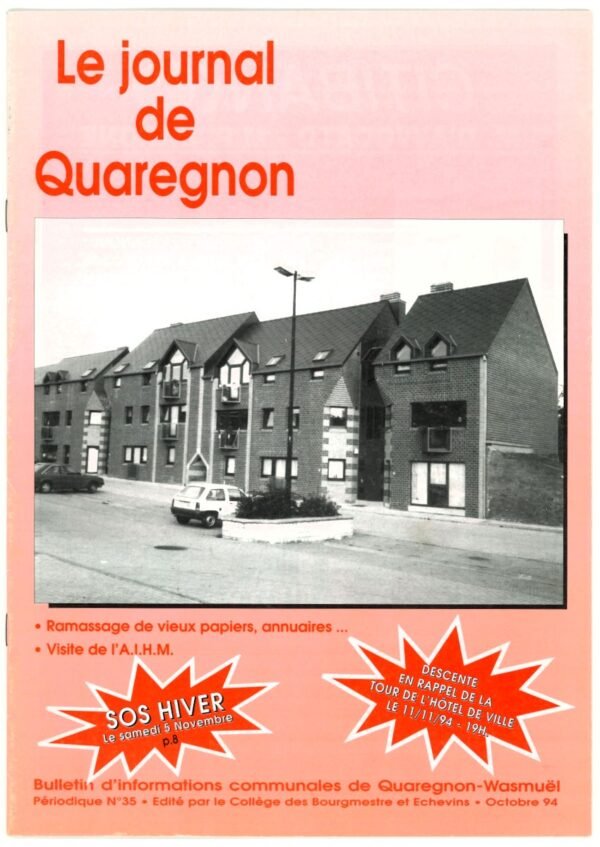 Couverture du Journal de Quaregnon – Image 36