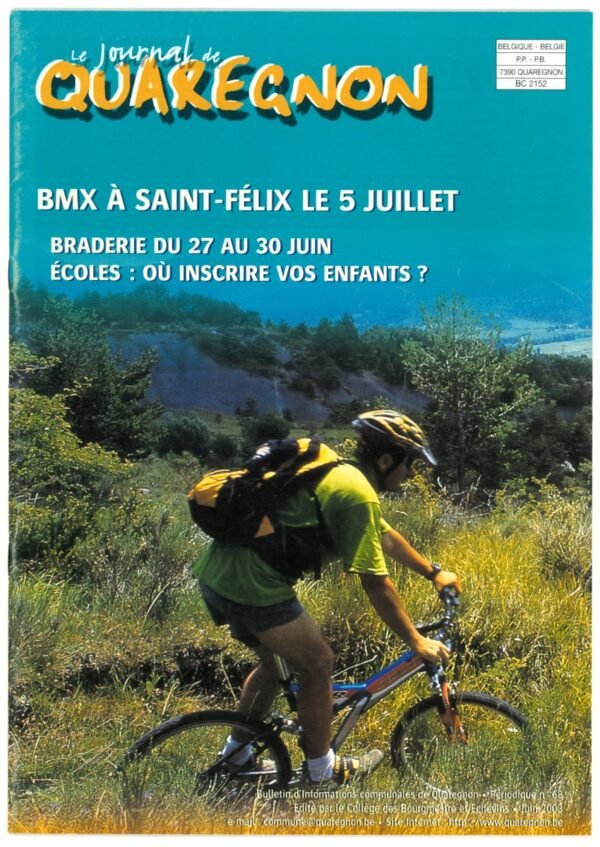 Couverture du Journal de Quaregnon – Image 69