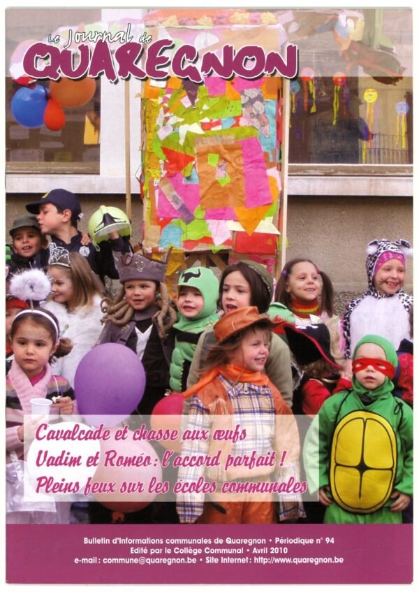 Couverture du Journal de Quaregnon – Image 95
