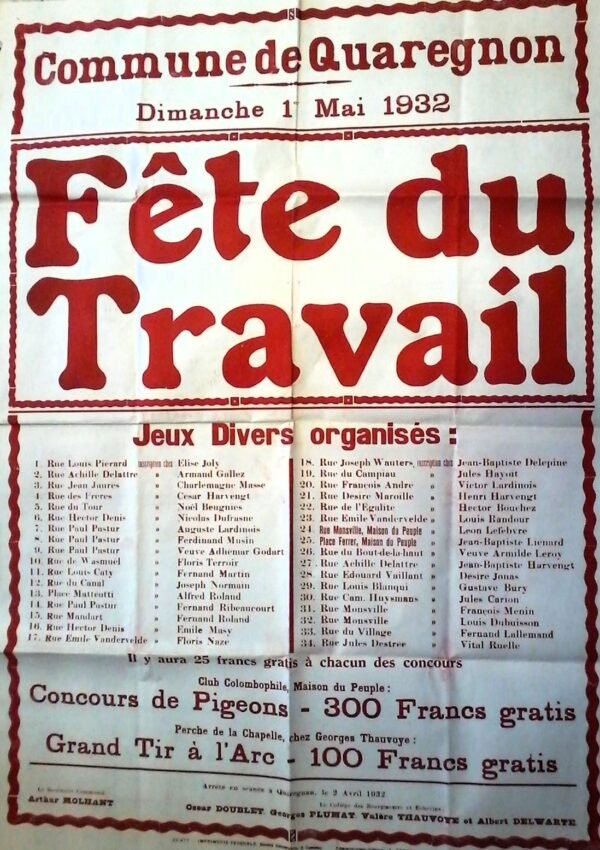 Fête du travail